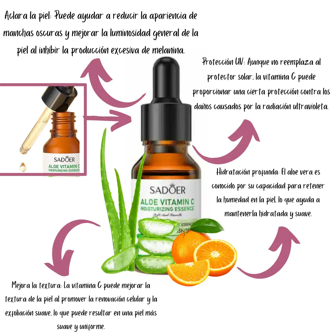 Serum Aloe Vera y Vitamina c